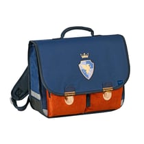 CARTABLE 38 VINTAGE - 2 COMPARTIMENTS Louise & Arthur - 38x30x14 cm