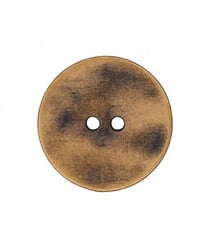 Boutons Métal Laiton vieilli 23mm X 1 - Union Knopf Marron