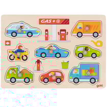 Puzzle à encastrements station service