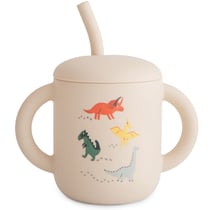 Tasse à paille Dino Mushie