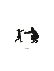 Dies "dans les bras de papa"