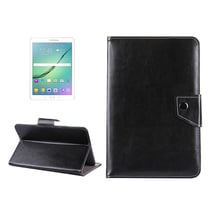 Housse Tablette Tactile Universelle 10.1' Simili Cuir Mode Portrait Paysage Noir