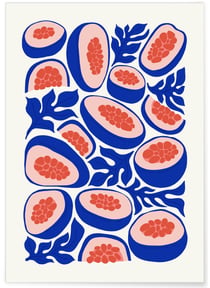 Affiche Papayes Tropicales | A3 : 29,7x42cm