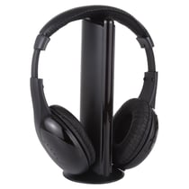 Casque Audio Sans Fil 5 En 1 Avec Récepteur Émetteur Et Radio FM Intégrée YONIS