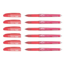Lot de 6 stylos roller FriXion Point 0,5 mm rouge