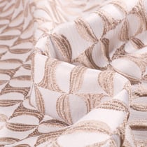 Tissu Jacquard Candice sur fond Bronze