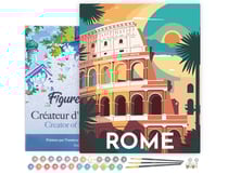 Peinture par numéro Figured'Art - Affiche Vintage Rome - 40 x 50 cm