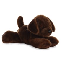 Peluche Mini Flopsie Lil Lucky Labrador Chocolat - Aurora