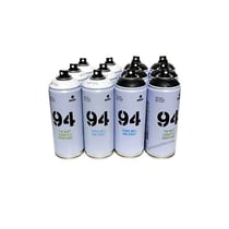 Lot 12 Sprays De Peinture Mtn 94 Noir Et Blanc