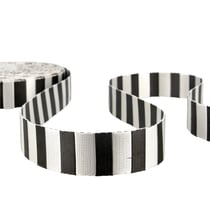 Film 20m Sangle bicolore Noir/blanc 25mm