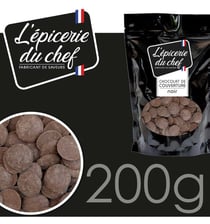 Palets de chocolat noir 200g