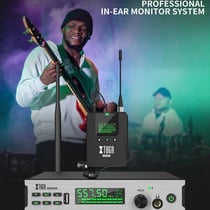 Microphone Sans Fil Professionnel Pour Scène Avec 40 Fréquences Et Bluetooth YONIS