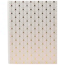 Livre d'or 100 pages tranche or Néo Déco - Blanc - Exacompta