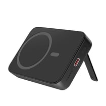 Bwoo Batterie Externe MagSafe 10000mAh – Port USB-C 20W et Support Pliable Noir