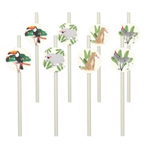 Paille - lot de 8 - Animaux de la Savane