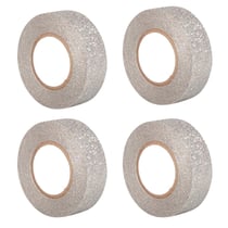 4 glitters tape 5 m x 1,5 cm - argenté