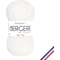 Pelote de laine - Blanc neige - 100% acrylique - Bergère de France - Barisienne 7
