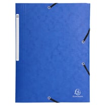 Chemise 3 rabats à élastiques Maxi Capacity carte lustrée 600g/m2 Scotten ®- A4 - Couleurs assorties - x 25 - Exacompta