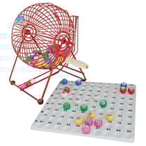 Boulier de loto pro 23 cm - sphere + 90 boules + plateau de controle - cartaloto