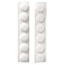 Fermeture velcro, ronde, 12 mm, 20 pces