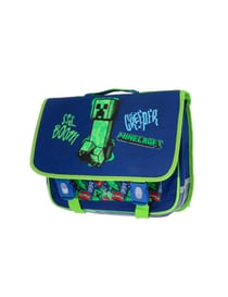 Mybagstory - Cartable Minecraft Vert et Bleu