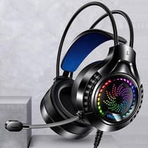 Casque Audio Gaming USB Avec Lumières Colorées Effets Sonores 7.1 Et Micro 360° YONIS