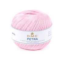 Pelote de laine - 100% coton - Rose - 54458 - DMC - Petra - Grosseur 5