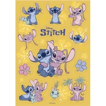 12 Stickers Stitch et Angel - Comestible