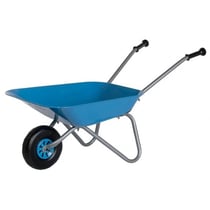 Brouette metal enfant bleue / grise - rolly toys - jouet, outil jardinage
