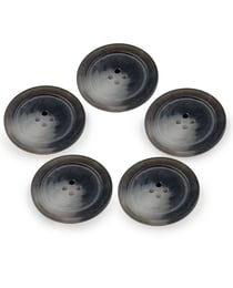 Lot De 5 Boutons En Imitation Corne