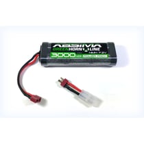 Batterie Ni-Mh 3000mAh 7.2V Tamiya + dean