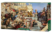 Puzzle 4000 pièces - Les Torches de Néron, Henryk Siemiradzki - Castorland