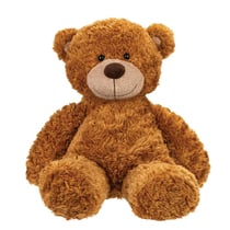 Peluche AURORA - Ours Bonnie - 33 cm - Marron