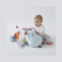 Peluche multi activités Axel l'hippo Oxybul