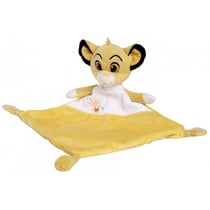 Doudou plat simba le lion 22 x 22 cm - peluche disney - nicotoy