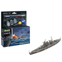 Model Set Battleship Gneisenau