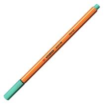Lot de 10 stylos-feutres pointe fine 0,4 mm - STABILO - POINT 88 - Vert glace