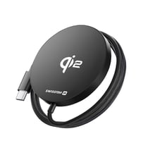 Swissten Chargeur Magnétique Qi2 MagSafe 15W avec Câble 1,5m Noir