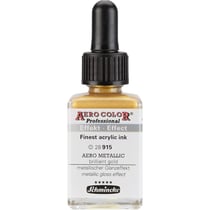 Encre acrylique - Extra-fine - Or métallique - 28 915 - Aéro Color Pro - Schmincke