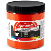Encre textile orange pour sérigraphie - Speedball