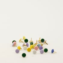 Attaches parisiennes Vaessen Creative - Métal - Multicolore - 8 mm - 110 g