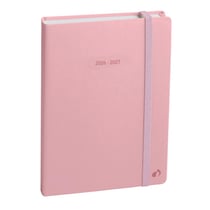 EUROTEXTAGENDA ML Pastel - 12x17 cm - avec élastique - Journalier - 12 mois de août à juillet