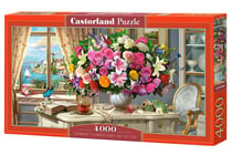 Puzzle 4000 pièces - Fleurs d'Été et Tasse de Thé - Castorland