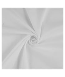 Tissu voile de coton uni de 145 cm de largeur voile blanc vendu par 50 cm