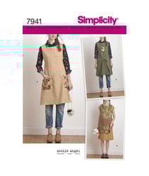 Patron Simplicity 7941.A Robe tablier pour dames taille n°toutes les tailles