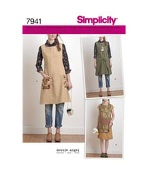 Patron Simplicity 7941.A Robe tablier pour dames taille n°toutes les tailles