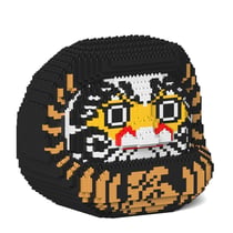 Poupée Daruma n°2 noire Taille standard | JEKCA | 14 ans et +