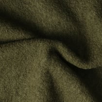 Tissu Laine Bouillie uni Hanna sur fond Vert kaki