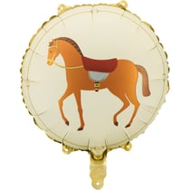 Ballon Aluminium Hélium Cheval & Équitation - Cheval Ø45cm