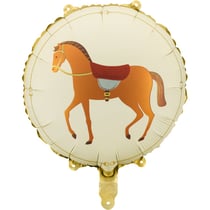 Ballon Aluminium Hélium Cheval & Équitation - Cheval Ø45cm